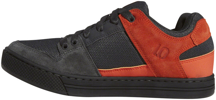 Five Ten Freerider Flat Shoes - Men's, Carbon/Active Orange/Gray Five