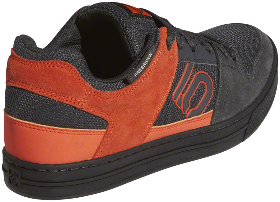 Five Ten Freerider Flat Shoes - Men's, Carbon/Active Orange/Gray Five