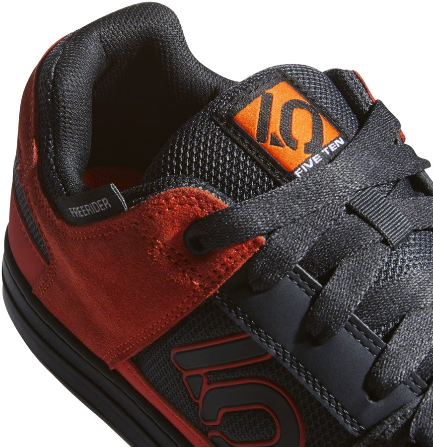 Five Ten Freerider Flat Shoes - Men's, Carbon/Active Orange/Gray Five