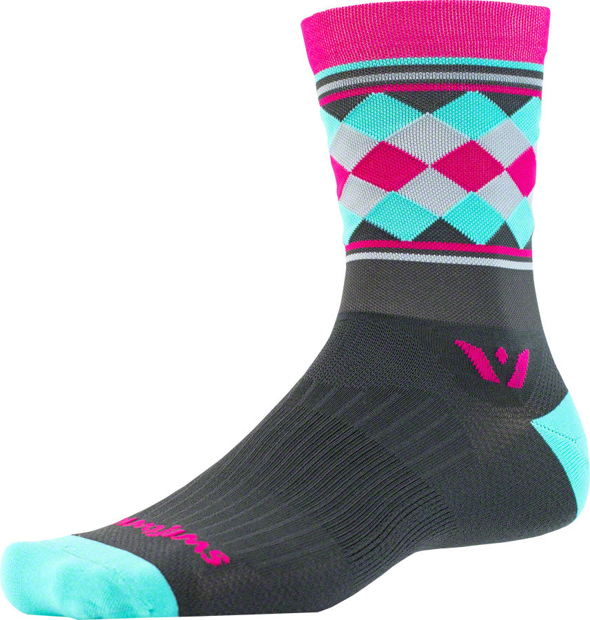 Swiftwick Vision Five Argyle Socks