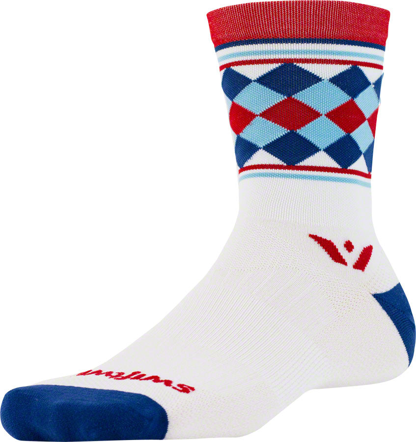 Swiftwick Vision Five Argyle Socks