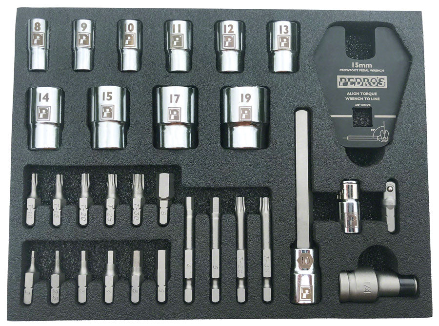 Pedro's Pro Bit and Socket Set – 31 piece