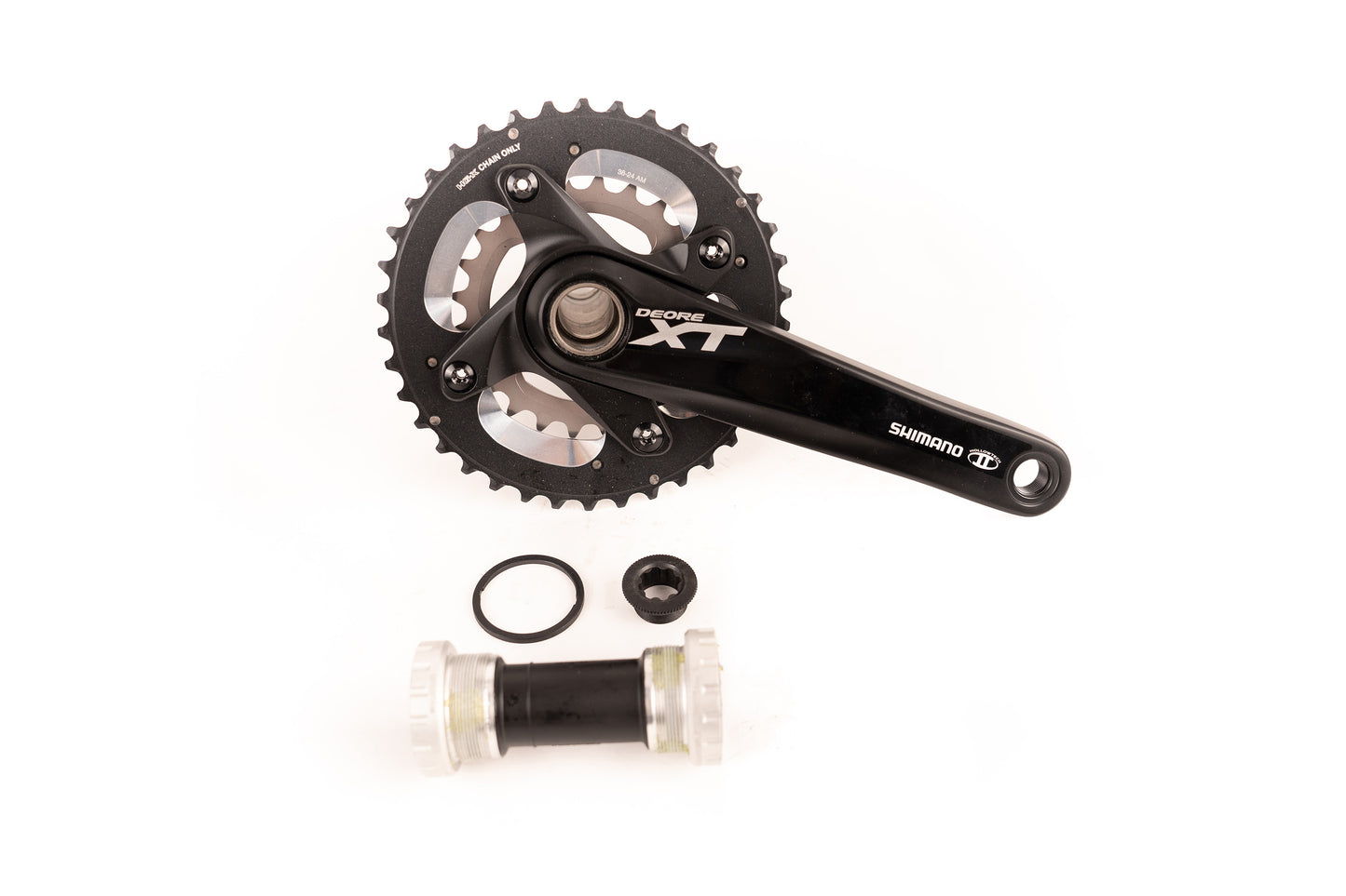 Shimano XT M785 10 Spd 175mm 24/38 Crankw/BB